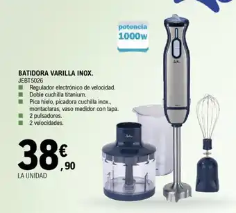 E.Leclerc Batidora Varilla Inox oferta