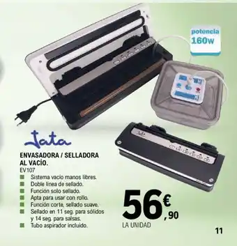 E.Leclerc Envasadora/Selladora Al Vacio oferta