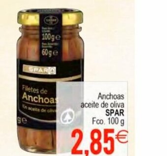 Plenus Supermercados Anchoas Aceite de Oliva Spar oferta
