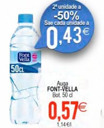 Plenus Supermercados Auga Font-Vella oferta