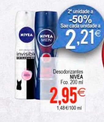 Plenus Supermercados Desodorizantes Nivea oferta