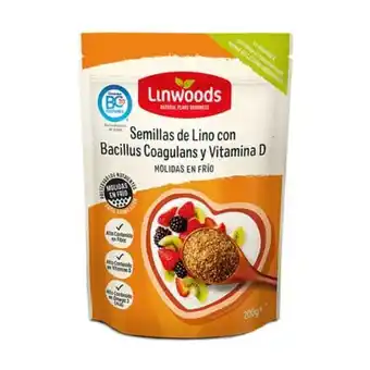 NutriTienda Semillas de lino con bacillus coagulans y vitamina d 200g oferta
