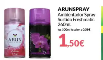 PrimaPrix Arunspray Ambientador Spray Surtido Freshmatic 260ml oferta
