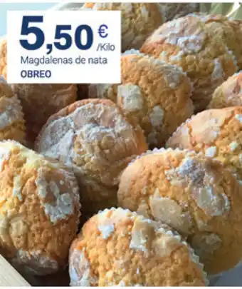 Supermercados Plaza Obrea Magdalenas de nata oferta