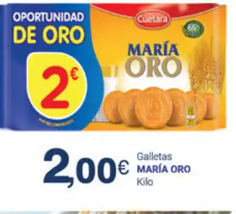 Supermercados Plaza Maria Oro Galletas oferta