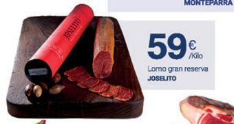 Supermercados Plaza Joselito Lomo gran reserva oferta