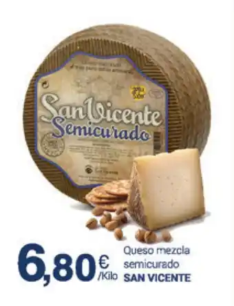 Supermercados Plaza San Vicente Queso mezcla semicurado oferta