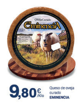 Supermercados Plaza Eminencia Queso de oveja curado oferta