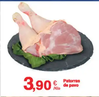 Supermercados Plaza Patorras de pavo oferta