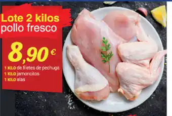 Supermercados Plaza Pollo fresco de filetes de pechuga jamocitos alas oferta