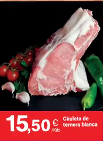Supermercados Plaza Chuleta de ternera blanca oferta