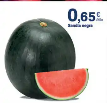 Supermercados Plaza Sandía negra oferta