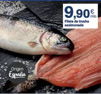 Supermercados Plaza Filete de trucha asalmonada oferta