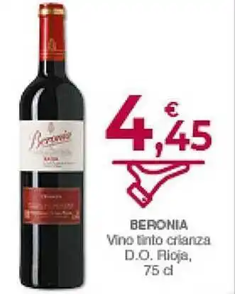 CashDiplo Beronia vino tinto crianza d.o. rioja oferta