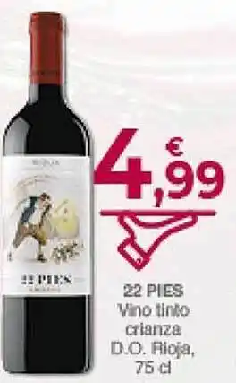 CashDiplo 22 pies vino tinto crianza d.o. rioja oferta