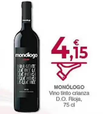 CashDiplo Monólogo vino tinto crianza d.o. rioja oferta