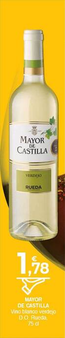 CashDiplo Mayor de castilla vino blanco verdejo d.o. rueda oferta