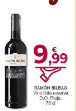 CashDiplo Ramón bilbao vino tinto reserva d.o. rioja oferta