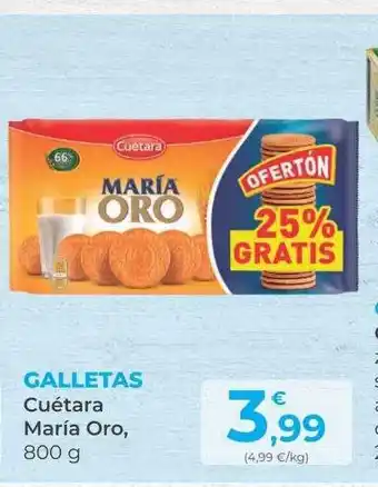 SPAR Gran Canaria Galletas cuétara maría oro oferta