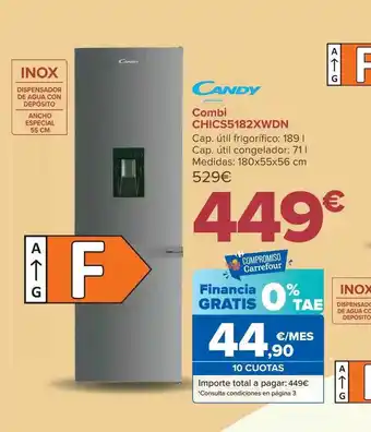 Carrefour Combi chics5182xwdn candy oferta