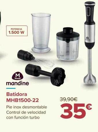 Carrefour Mandine batidora mhb1500-22 oferta