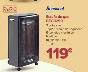 Carrefour Estufa de gas becb290 benavent oferta