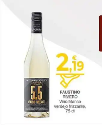 CashDiplo Faustino rivero vino blanco verdejo frizzante oferta