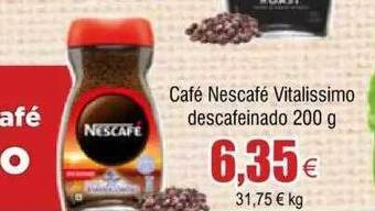 FROIZ Café nescafé vitalissimo descafeinado oferta