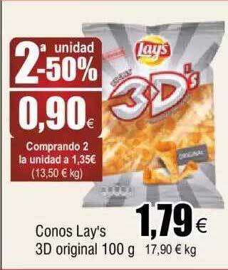 FROIZ Conos lay's 3d original oferta