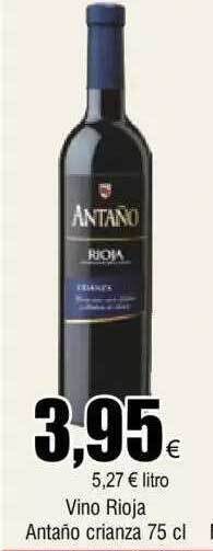 FROIZ Vino rioja antaño crianza oferta
