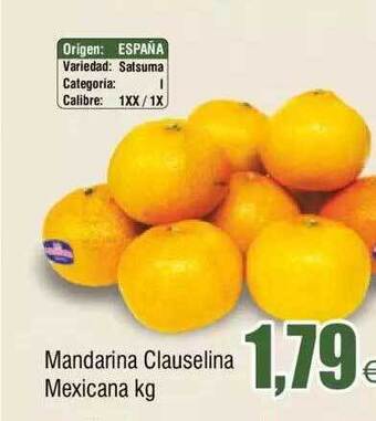 FROIZ Mandarina clauselina mexicana kg oferta
