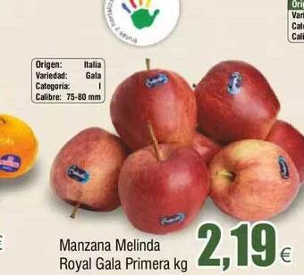 FROIZ Manzana melinda royal gala primera kg oferta