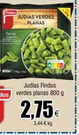 FROIZ Judías findus verdes planas oferta