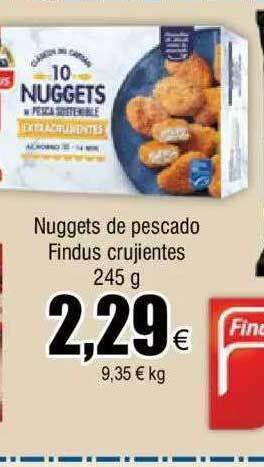 FROIZ Nuggets de pescado findus crujientes oferta