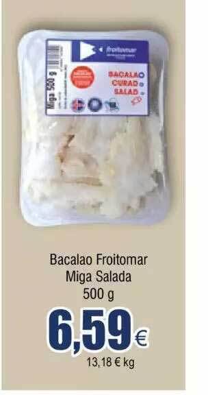 FROIZ Bacalao froitomar miga salada oferta