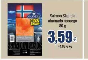 FROIZ Salmón skandia ahumado noruego oferta