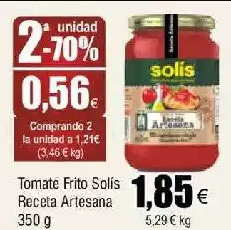 FROIZ 2a unidad -70% tomate frito solís receta artesana oferta