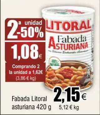 FROIZ 2a unidad -50% fabada litoral asturiana oferta