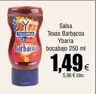 FROIZ Salsa texas barbacoa ybarra bocabajo oferta
