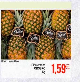 Plenus Supermercados Piña enteira orsero kg oferta