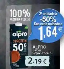 Plenus Supermercados Alpro beber soya protein oferta