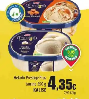 SPAR Lanzarote Helado prestige plus tarrina kalise oferta