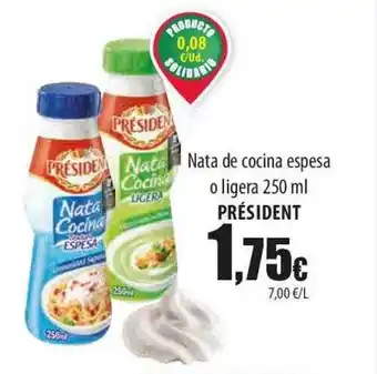SPAR Lanzarote Nata de cocina especa o ligera président oferta