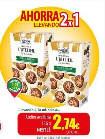 SPAR Lanzarote Atelier avellana nestlé oferta