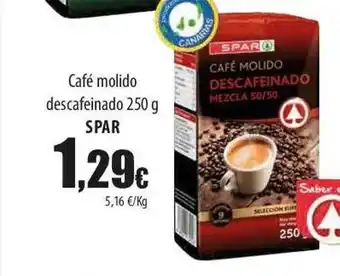 SPAR Lanzarote Café molido descafeinado spar oferta