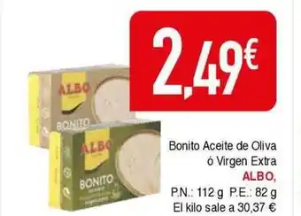 Masymas Bonito aceite de oliva ó virgen extra albo oferta
