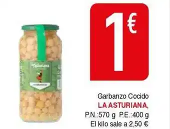 Masymas Garbanzo cocido la asturiana oferta