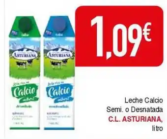 Masymas Leche calcio semi o desnatada c.l. asturiana oferta