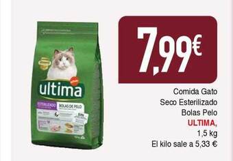 Masymas Comida gato seco esterilizado bolas pelo ultima oferta