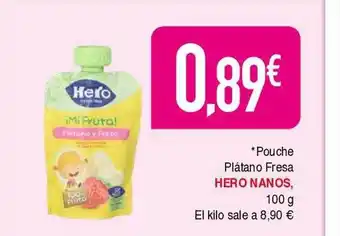 Masymas Pouche plátano fresa hero nanos oferta